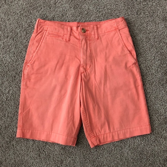American Eagle Short Mens Size 28 Next Level Flex Coral Chino - Picture 1 of 11